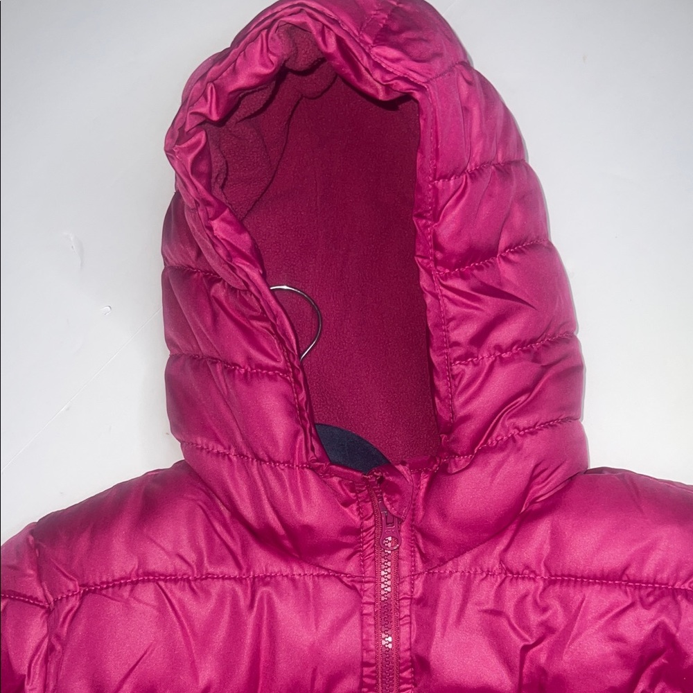 Girls Old Navy Fuchsia Puffer Jacket size 14 - Picture 3 of 8